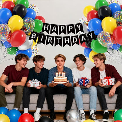 60pcs Colorful Balloons 12inch - Image 5
