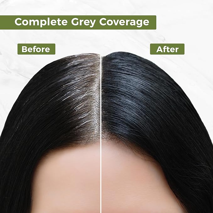 Indus Valley Natural Organic Damage Free Gel Hair Color | Ammonia Free, Vegan & Cruelty Free | Up to 100% Gray Coverage, Long Lasting Results |Medium Brown 4.0 (20gram+200ml)