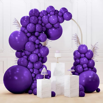 PartyWoo Dark Purple Balloons 99pcs Royal Purple Color 36 18 12 10 5 Inch | 36 by PartyWoo