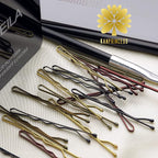 200PCS 2.4Inch Bobby Pins Multi color,Pain-Free Bobby Pins for All Hair Types,Hair Pins for Women Girls,Hairpins for Buns with Box(Multicolor)