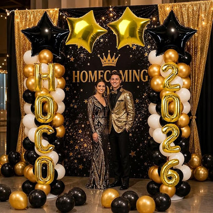 2 Sets Homecoming 2026 Balloon Column Stand Party Decorations Kits - Image 2