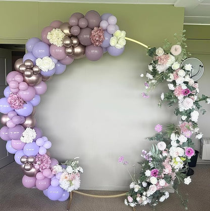 Dusty Purple Balloons Garland Arch Kit, Lilac Retro Pink Sand White Balloon - Image 8