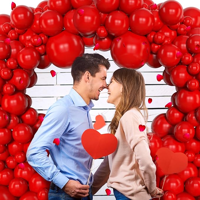 Amandir 153 Pcs Red Balloons Arch Garland Kit Different Sizes | 18 12 10 5 Inch - Image 6