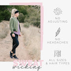 Maven Thread 4" Wide Workout Headbands for Women (2 Pack) – Non-Slip Sweatbands for Gym, Running & Yoga