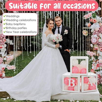 12 Pcs Transparent Wedding Balloon Boxes - Image 5