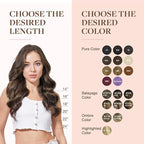 GOO GOO Clip in Hair Extensions Real Human Hair, Remy Human Hair Extensions Clip ins for Women, Natural Human Hair, 18inch 120g 7Pcs, 2C/4E/6C Brown Sugar Swirl Highlights