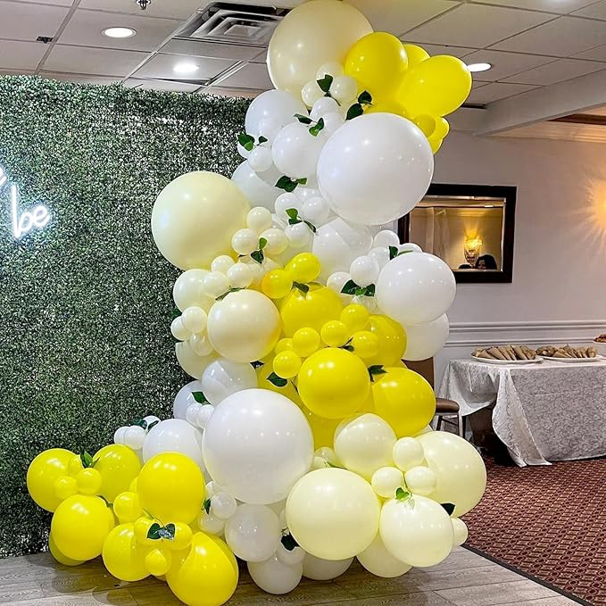Pastel Yellow balloons 12 inch, Light Yellow Latex Balloons 50pcs Party Balloon - Image 7