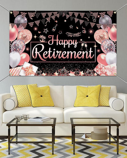Mocsicka Happy Retirement Banner - Image 3