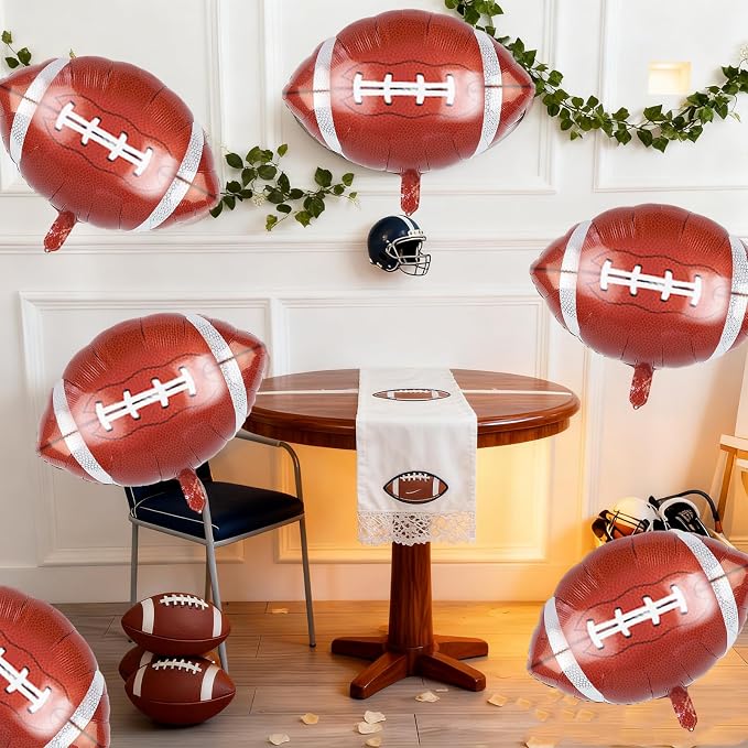 Biapian 26 Inch Football Balloons Set, Football Party Decorations - Image 6