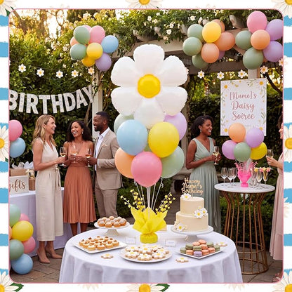 Civaner Daisy Party Balloons Stand Kit 6 Sets - Image 6