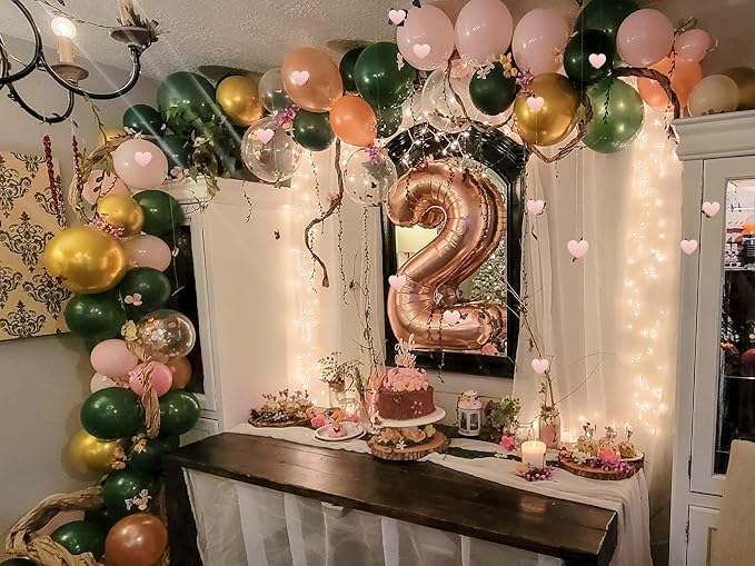 21 Balloon 40 inch Rose Gold Number Balloons - Image 2