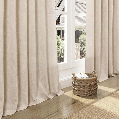 Grey Flax Linen Curtains 72 Inches Long - Image 5