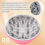 Hair Dryer Diffuser for Curly and Natural Wavy Hair,Universal Hair Diffuser,Hair Dryer Diffuser Attachment (Pink)