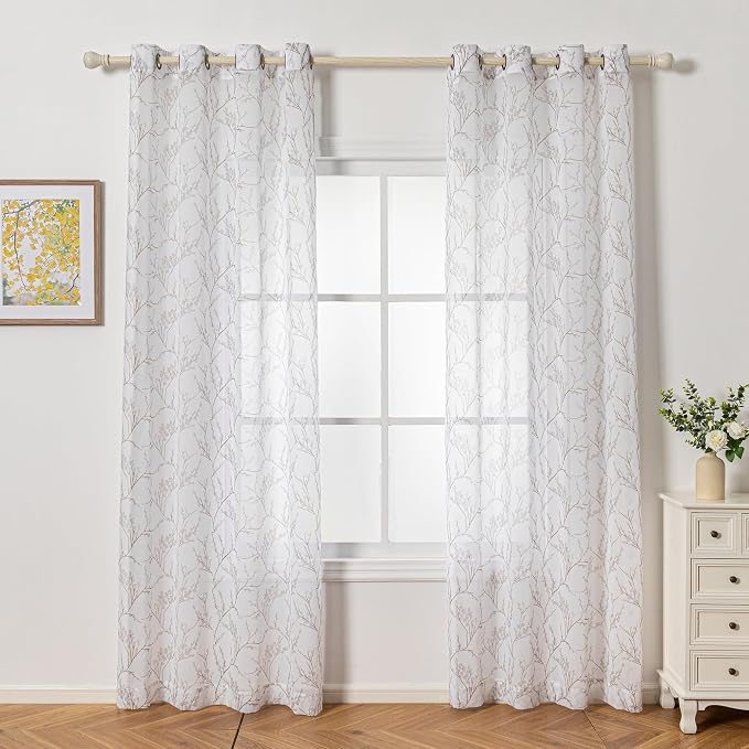 MYSKY HOME Extra Long Sheer Curtains - Image 7