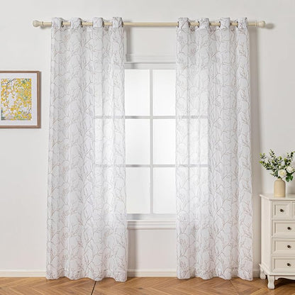 MYSKY HOME Extra Long Sheer Curtains - Image 7