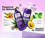 Silver Shine Sulfate Free Brass Toning Purple Shampoo and Conditioner Set for Gray, Blonde & White Hair – Neutralizes Brass, Enhances Shine, Supports Cool Tone, Made in USA, 16 fl oz