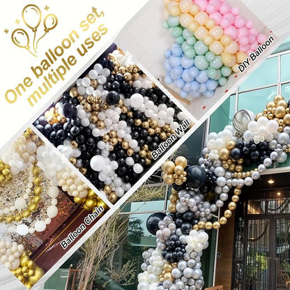 Gold Quick Link Balloons, 6inch Linkable - Image 3
