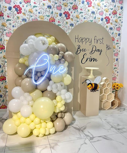 Light Yellow Latex Balloons, Baby Shower, Gender Reveal Party Decorations - Image 3