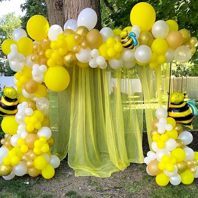 RUBFAC Yellow Balloons 120pcs 12 Inch, 2026 International Football Game Decor - Image 7
