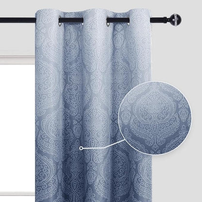 DWCN Ombre Blackout Curtains for Bedroom - Image 2