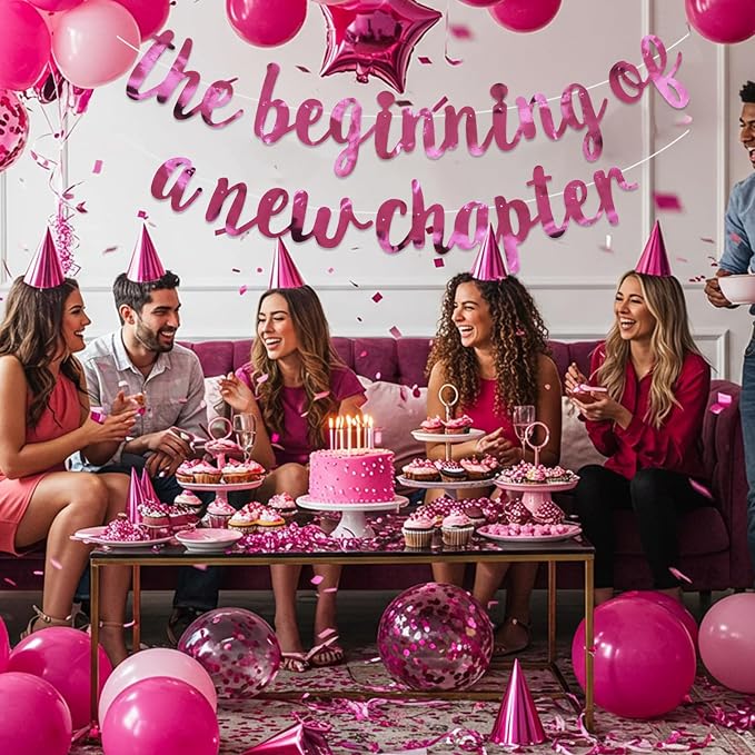 BEISHIDA Double-sided Pink Pre-Strung The Beginning of A New Chapter Banner | - Image 5
