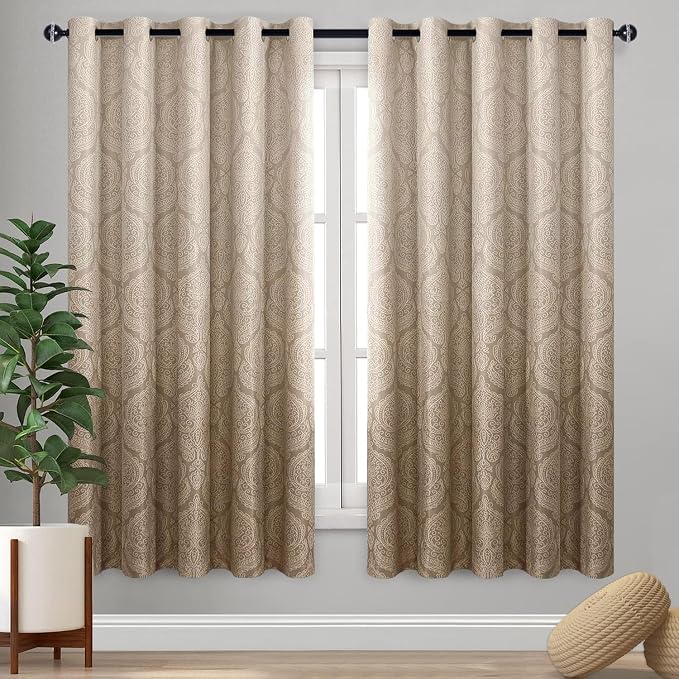 DWCN Ombre Blackout Curtains for Bedroom by DWCN