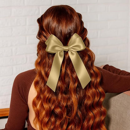 30Yards 1 1/2In Polyester Champagne Gold Ribbon - Image 6