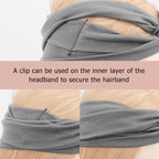 DRESHOW 8 Pack Headbands for Women Yoga Knotted Headbands Elastic Criss Cross Hair Accessories Sports Head Wrap Non Slip