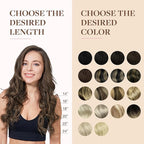GOO GOO Clip in Hair Extensions Real Human Hair, Remy Human Hair Extensions Clip ins for Women, Natural Human Hair, 22inch 160g 7Pcs, #5 Light Ash Brown