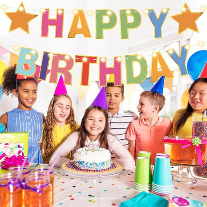 TaoBary 143 Pcs DIY Letter Banner Customizable Happy Birthday Supplies Make - Image 5