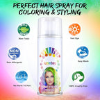 Halloween Hair Spray,Temporary Hair Color Spray for Women Kids Men,Washable Hairspray,Colored Hair Spray,Color Hairspray for Halloween,Party,Cosplay,Christmas Day (#Powder Blue)