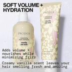 Pacifica Vanilla Oat Milk Volumizing Shampoo & Conditioner Set – Fuller, Bouncier Hair, Fine Or Flat Hair Solution, Sulfate-Free, 100% Vegan Hair Care