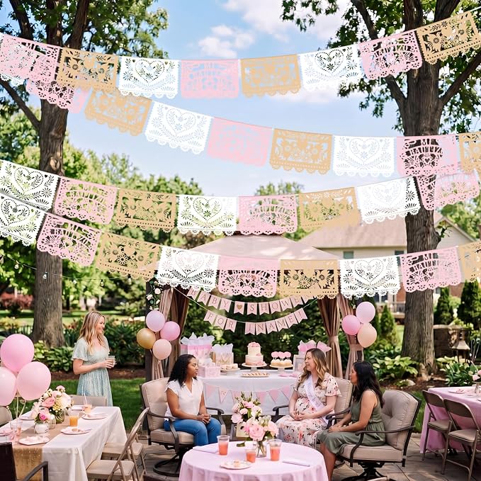 TaoBary 6 Pcs Papel Picado Mexican Wedding Cielito Lindo Party Decor 118 Feet - Image 7