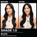 Garnier Hair Color Olia Ammonia-Free Brilliant Color Oil-Rich Permanent Hair Dye, 1.0 Black, 2 Count (Packaging May Vary)