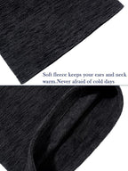 SATINIOR 6 Pieces Ear Warmer Headband Warmer Face Mask Fleece Neck Gaiter Touch Screen Winter Knit Gloves for Men and Women