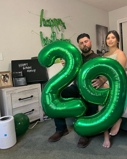 Green 9 Balloon - Image 3