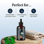 Organic Moringa Oil for Hair and Skin - Cold Pressed Virgin Unrefined Natural Pure USDA Organic Hair Oil for Dry Damaged Hair and Ultra Hydrating Face Oil - Carrier Oil for Essential Oils Mixing