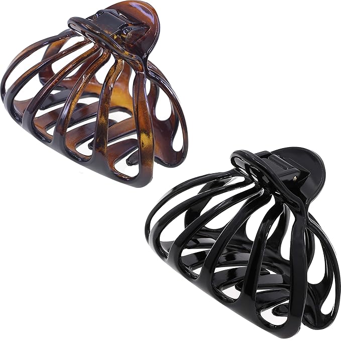 Camila Paris CP3050-CP3631 French Octopus Hair Clip for Women for Thick Volume Hair, Girls Hair Claw Clips Jaw Fashion Durable Styling Hair Accessories for Women, Strong Hold Grip, Made in France