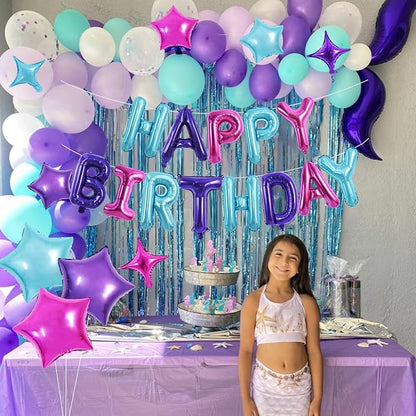 TONIFUL 35PCS Happy Birthday Decorations Kit 16 Inch Happy Birthday Balloon - Image 3