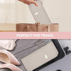 Hot Tools Organizer Heat Resistant Mat Case Hair Tools Holder Travel Bag Portable Hair Styling Tools Cover Pouch for Curling Iron,Flat Iron,Hair Straightener (Camel)