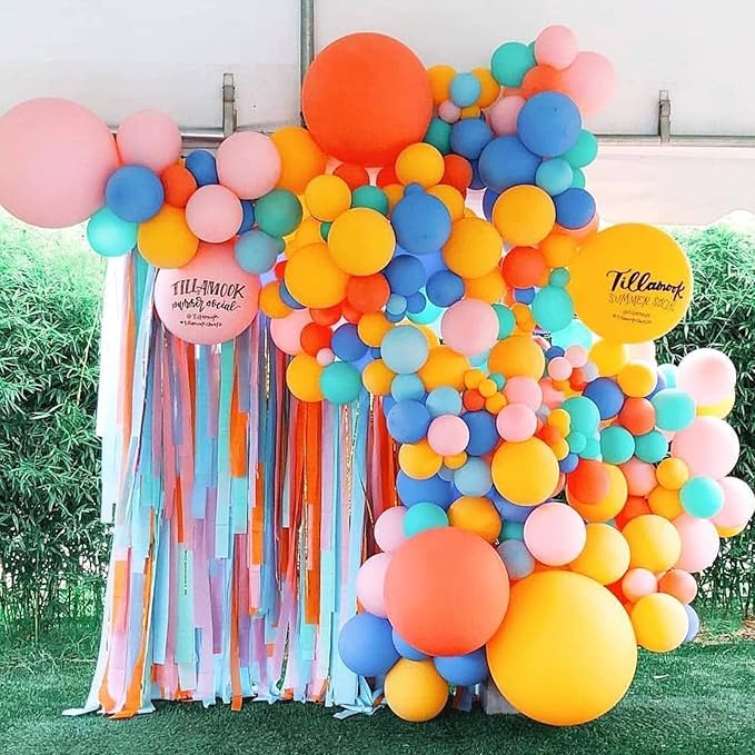 PartyWoo Pastel Crepe Paper Streamers 6 Rolls 492 FT Streamers | Birthday - Image 4