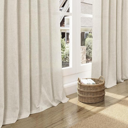 Vanilla Linen Curtains 84 Inches Long - Image 5