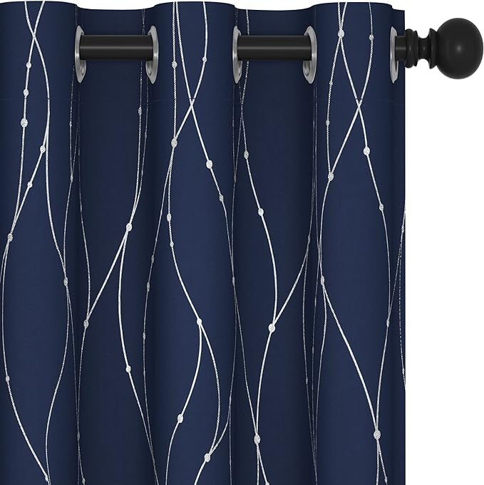 Deconovo Living Room Curtains 54 Inches Long, Thermal Insulated, Room Darkening by Unknown