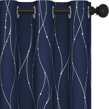 Deconovo Living Room Curtains 45 Inches Long, Thermal Insulated, Room Darkening by Unknown
