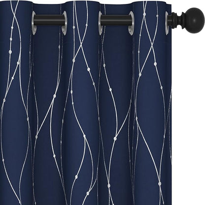 Deconovo Living Room Curtains 72 Inches Long, Thermal Insulated, Room Darkening by Unknown