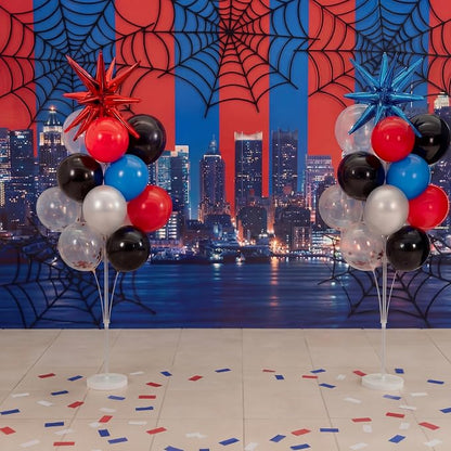 Gejoy 2 Sets 62" Large Hero Theme Balloon Tower Stand Kit, Entire Balloon - Image 6