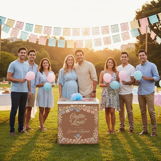 AmazingSpark 28in Giant Gender Reveal Gift Box - Image 7