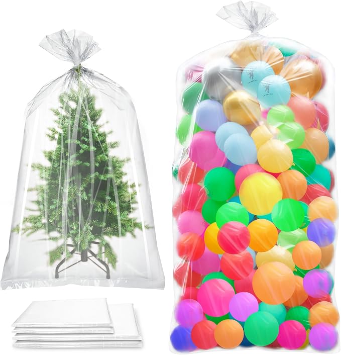 4 Pcs Balloon Bags for Transport 98x59 inches/47x59 inches | Large Plastic by Toosci
