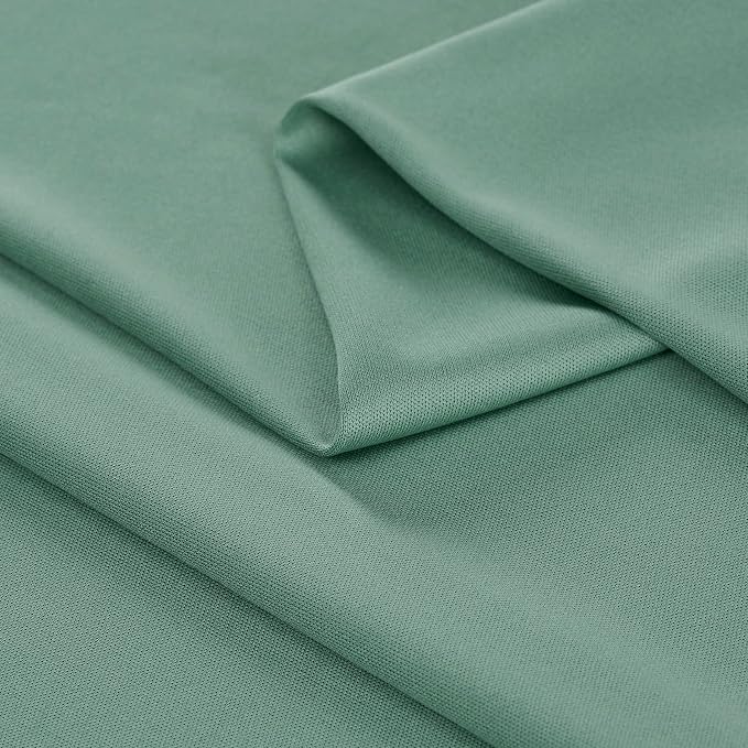 10 ft x 20 ft Sage Green Backdrop Curtains - Image 5