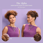 The Alpha Recoil & Curl Bond Repair Leave In Conditioner, 6 oz, Leave-In Cream for Coily, Curly, Wavy Hair, Repairs, Strengthens & Moisturizes with Vitamins & Amino Acids